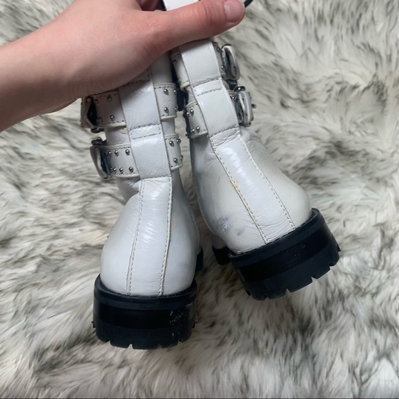 Rebecca Minkoff Jaiden stud combat boots size 8.5 - Picture 7 of 16